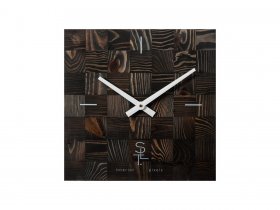 Часы настенные SLT 5195 CHESS BLACK WOOD в Нижнем Бестяхе - nizhnij-bestyah.mebel-nsk.ru | фото