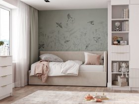 Диван-кровать Бенто (крем) в Нижнем Бестяхе - nizhnij-bestyah.mebel-nsk.ru | фото