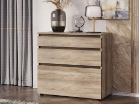 Комод КМ-01 Энигма (венге/дуб каньон) в Нижнем Бестяхе - nizhnij-bestyah.mebel-nsk.ru | фото