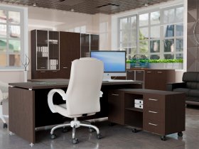 Комплект офисной мебели Президент-ПРО в Нижнем Бестяхе - nizhnij-bestyah.mebel-nsk.ru | фото