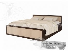 Кровать двуспальная 1,4м Модерн (BTS) в Нижнем Бестяхе - nizhnij-bestyah.mebel-nsk.ru | фото