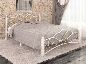 Кровать двуспальная Гарда-3 на металлокаркасе 1,4 м в Нижнем Бестяхе - nizhnij-bestyah.mebel-nsk.ru | фото