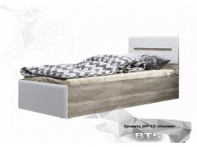 Кровать односпальная Наоми КР-12 в Нижнем Бестяхе - nizhnij-bestyah.mebel-nsk.ru | фото