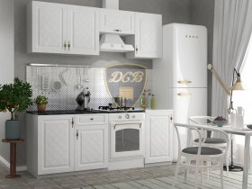 Кухонный гарнитур Гранд (белый) в Нижнем Бестяхе - nizhnij-bestyah.mebel-nsk.ru | фото