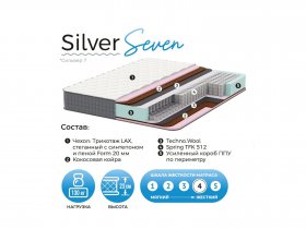 Матрас Silver Seven в Нижнем Бестяхе - nizhnij-bestyah.mebel-nsk.ru | фото