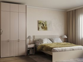 Модульная спальня Орма (МДФ) в Нижнем Бестяхе - nizhnij-bestyah.mebel-nsk.ru | фото