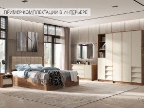 Модульная спальня Рейн в Нижнем Бестяхе - nizhnij-bestyah.mebel-nsk.ru | фото