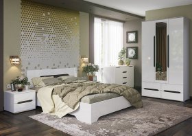 Модульная спальня Валирия в Нижнем Бестяхе - nizhnij-bestyah.mebel-nsk.ru | фото