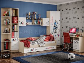 Модульная спальня Вега NEW Boy в Нижнем Бестяхе - nizhnij-bestyah.mebel-nsk.ru | фото