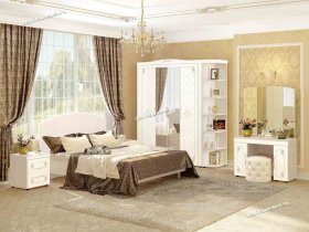 Модульная спальня Версаль (Витра) в Нижнем Бестяхе - nizhnij-bestyah.mebel-nsk.ru | фото