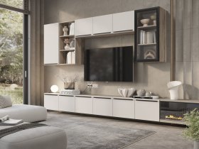 Модульная стенка Урбан в Нижнем Бестяхе - nizhnij-bestyah.mebel-nsk.ru | фото
