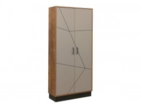 Шкаф двухстворчатый комбинированный для одежды Гамма  54.14 в Нижнем Бестяхе - nizhnij-bestyah.mebel-nsk.ru | фото