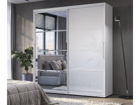 Шкаф-купе Крафт-6 2,0м (белый) в Нижнем Бестяхе - nizhnij-bestyah.mebel-nsk.ru | фото