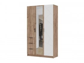 Шкаф трехстворчатый 1200 ШК-03 Орегон в Нижнем Бестяхе - nizhnij-bestyah.mebel-nsk.ru | фото
