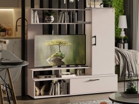 Стенка «Сиена» (кашемир) в Нижнем Бестяхе - nizhnij-bestyah.mebel-nsk.ru | фото