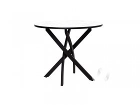 Стол обеденный Лион (мрамор белый/черный) в Нижнем Бестяхе - nizhnij-bestyah.mebel-nsk.ru | фото